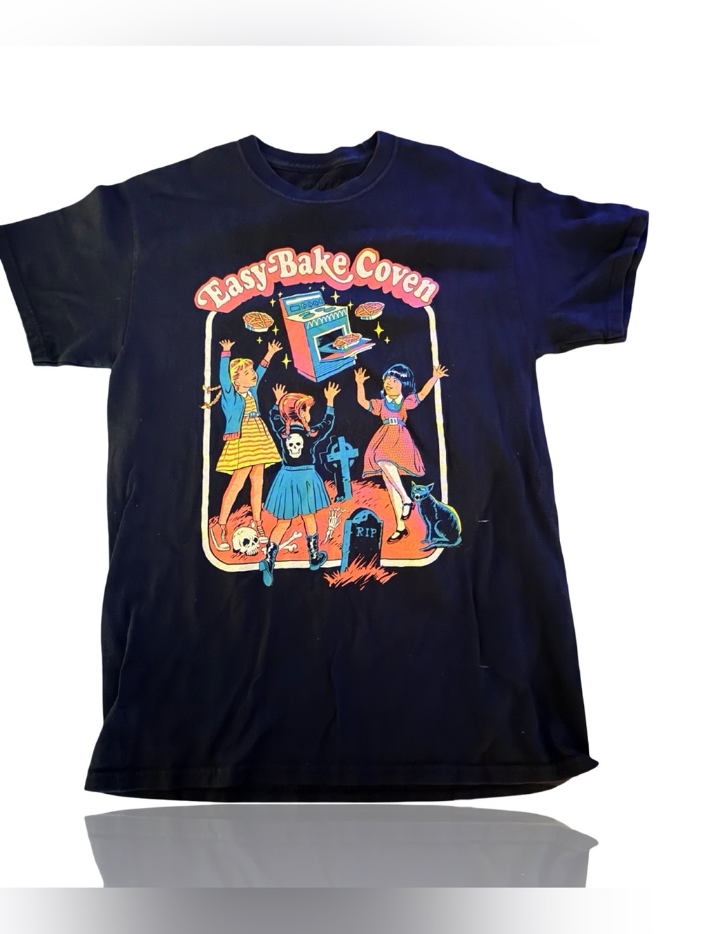 Creepy Co. Easy-Bake Coven Graphic T-Shirt Men's M Black Short Sleeve